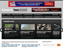 Tablet Screenshot of motorcycleparts.com